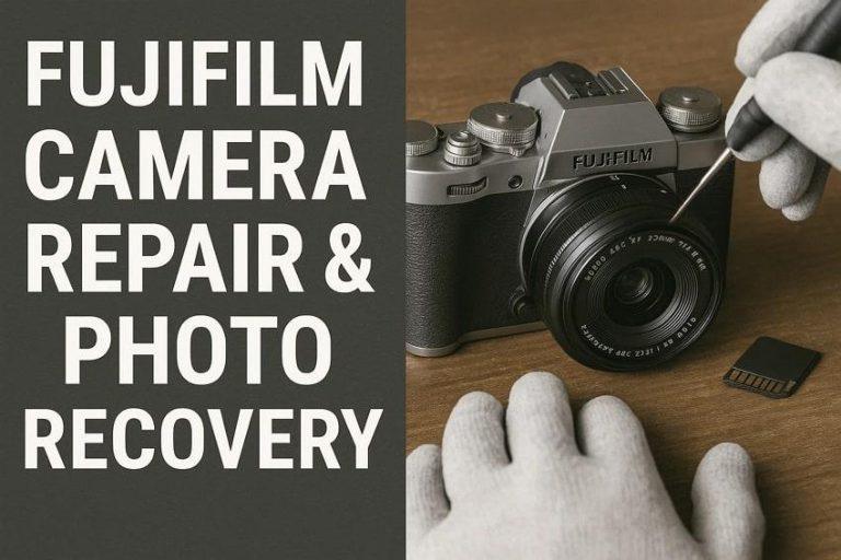 performing fujifilm camera repair